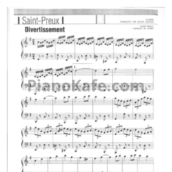 Ноты Saint-Preux - Adagio divertissement - предпросмотр
