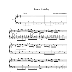 Ноты Richard Clayderman - Dream wedding - предпросмотр
