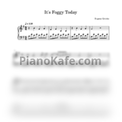 Ноты Евгений Гринько - It's foggy today - предпросмотр
