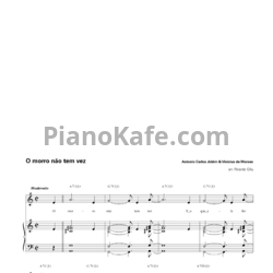 Ноты Antonio Carlos Jobim & Vinicius de Moraes - O morro não tem vez - предпросмотр