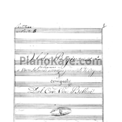 Ноты Винченцо Беллини - Salve Regina - предпросмотр