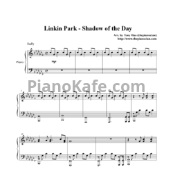 Ноты Linkin Park - Shadow of the day - предпросмотр
