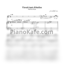 Ноты Patricia Kaas - Y'avait tant d'etoiles - предпросмотр