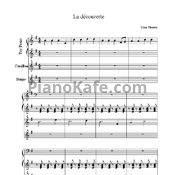 Ноты Yann Tiersen - La découverte - предпросмотр