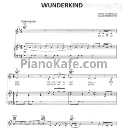 Ноты Alanis Morissette - Wunderkind