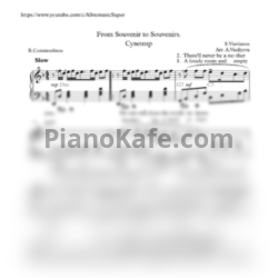 Ноты Demis Roussos - From souvenirs to souvenirs (Arr. A. Vasilyeva) - предпросмотр