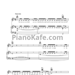 Ноты Taylor Swift - False god