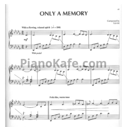 Ноты Yanni - Only a memory - предпросмотр