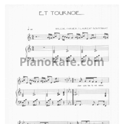 Ноты Mylene Farmer - Et Tournoie - предпросмотр