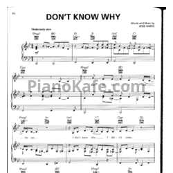 Ноты Norah Jones - Don't Know Why