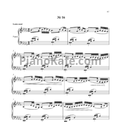 Ноты Владимир Полионный - Прелюдия и фуга №16 - предпросмотр