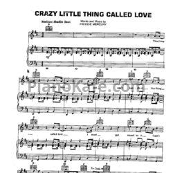 Ноты Queen - Crazy little thing called love (Версия 2) - предпросмотр
