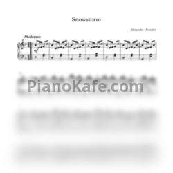 Ноты Alexander Demidov - Snowstorm - предпросмотр
