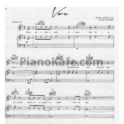 Ноты Pink Floyd - Vera - предпросмотр