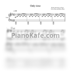 Ноты Enya - Only time (для смешанного хора) - предпросмотр