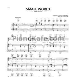 Ноты Jule Styne - Small world - предпросмотр
