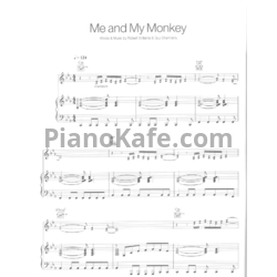 Ноты Robbie Williams - Me and my monkey - предпросмотр