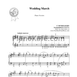 Феликс Мендельсон — Все ♫ ноты на PianoKafe.com ☕