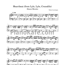 Ноты Shawn Mendes - Heartbeat - предпросмотр