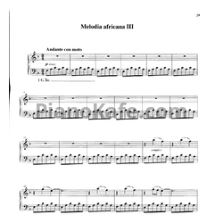 Ноты Ludovico Einaudi - Melodia africana III - предпросмотр