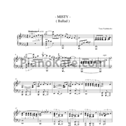 Ноты Тарас Ященко - Misty (Ballad)