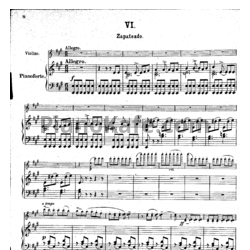 Ноты Пабло де Сарасате - Испанский танец (Соч. 23) - предпросмотр