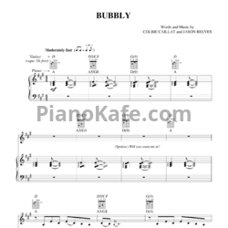 Ноты Colbie Caillat - Bubbly