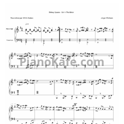 Ноты Britney Spears - Girl in the mirror - предпросмотр