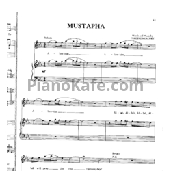 Ноты Queen - Mustapha - предпросмотр