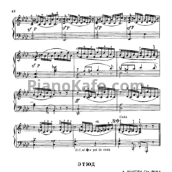 Ноты Альберт Лешгорн - Этюд (Соч. 66, №2) - предпросмотр