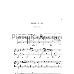Ноты Л. В. Бетховен - Похоронный марш - предпросмотр
