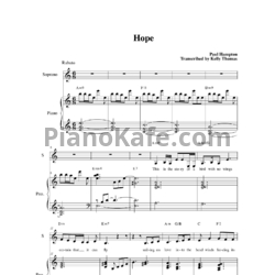 Ноты Idina Menzel - Hope - предпросмотр