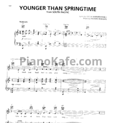 Ноты Richard Rodgers - Younger than springtime - предпросмотр