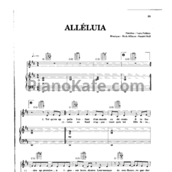 Ноты Lara Fabian - Alleluia - предпросмотр