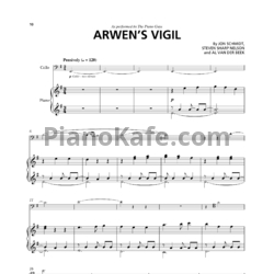 Ноты Jon Schmidt - Arwen’s vigil - предпросмотр