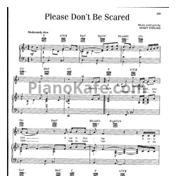 Ноты Barry Manilow - Please don't be scared - предпросмотр
