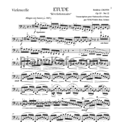 Ноты Фредерик Шопен - Этюд (Op. 10 №12) - предпросмотр