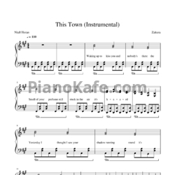 Ноты Niall Horan - This town