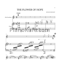 Ноты Ievgen Suiunov - The flower of hope for Piano and Alto Saxophone - предпросмотр