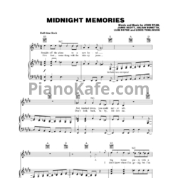 Ноты One Direction - Midnight memories (Версия 2) - предпросмотр