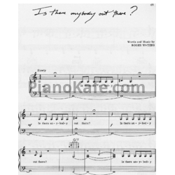 Ноты Pink Floyd - Is there anybody out there? - предпросмотр