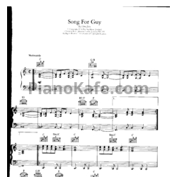 Ноты Elton John - Song for guy (Версия 2) - предпросмотр