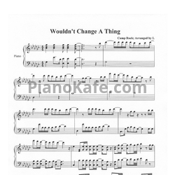 Ноты Demi Lovato and Joe Jonas - Wouldn't change a thing - предпросмотр