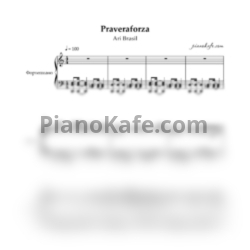 Ноты Ari Brasil - Praveraforza