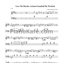 Ноты Sofia Karlberg - Love me harder (Ariana Grande, The Weeknd cover) - предпросмотр