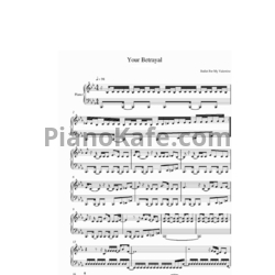 Ноты Bullet For My Valentine - Your betrayal