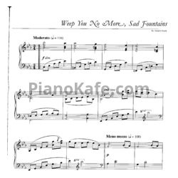 Ноты Patrick Doyle - Weep you no more sad fountains - предпросмотр