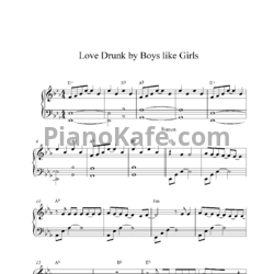 Ноты Boys Like Girls - Love drunk