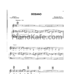 Ноты Josh Groban - Oceano - предпросмотр