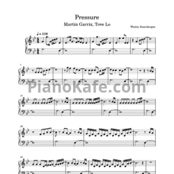 Ноты Martin Garrix feat. Tove Lo - Pressure - предпросмотр